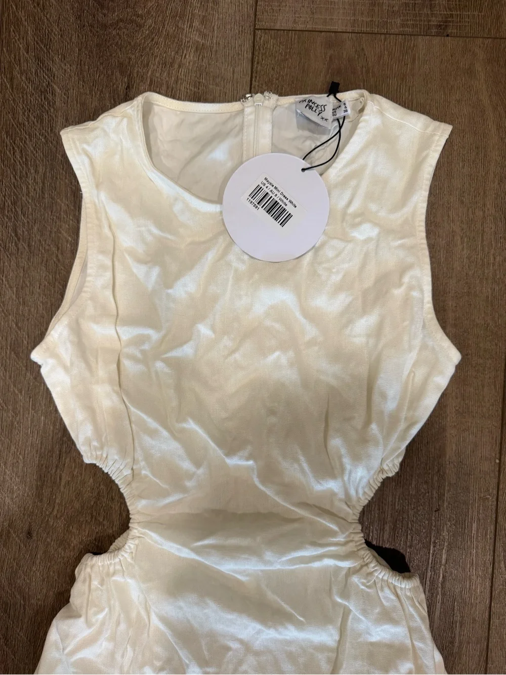 Princess Polly White Cutout Sleeveless Mini Dress - Women